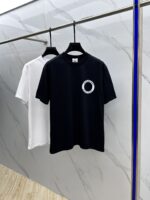 Burberry復刻版LOGO打底T恤格紋領剪裁有型三標齊全2025春夏百搭半袖