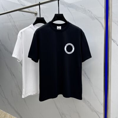 Burberry復刻版LOGO打底T恤格紋領剪裁有型三標齊全2025春夏百搭半袖