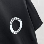 Burberry復刻版LOGO打底T恤格紋領剪裁有型三標齊全2025春夏百搭半袖
