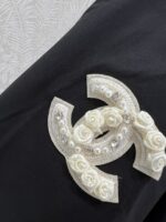 Chanel 高仿中古風雙C拼接半裙 手工貼布剪裁顯瘦 膝下長度時髦百搭款