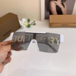 Burberry復刻版字母印花一體式墨鏡明星同款遮陽眼鏡時尚潮流男女2025新款