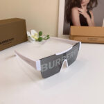 Burberry復刻版字母印花一體式墨鏡明星同款遮陽眼鏡時尚潮流男女2025新款