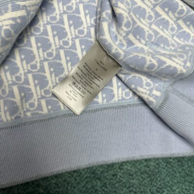 Dior 復刻版連帽運動夾克 Oblique內裡 刺繡LOGO設計 插肩袖拼接高端剪裁款