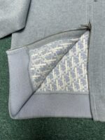 Dior 復刻版連帽運動夾克 Oblique內裡 刺繡LOGO設計 插肩袖拼接高端剪裁款