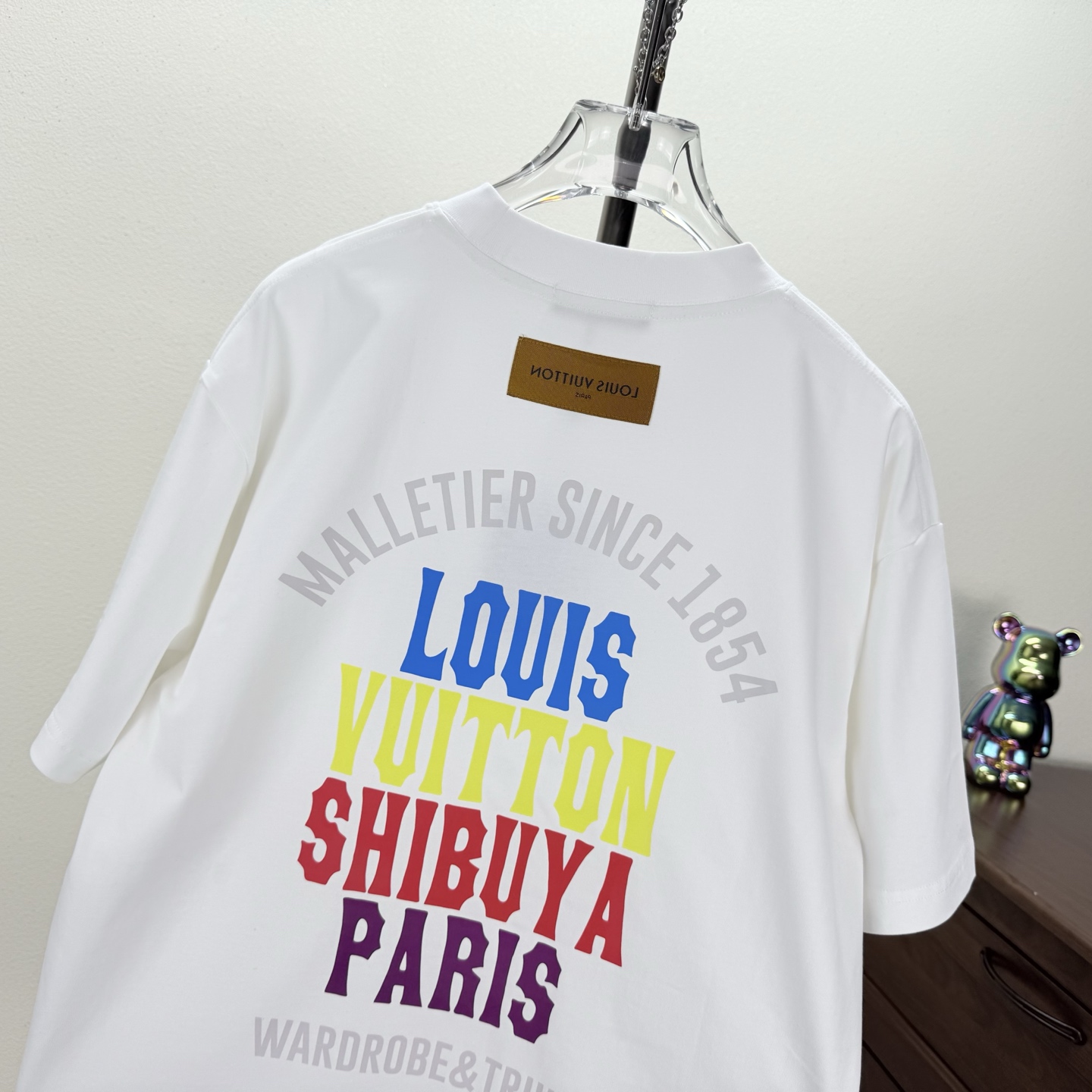 LV 一比一白色彩色印花T恤 春夏寬鬆圓領款 男女同款潮流百搭單品