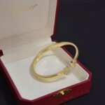 卡地亞 Cartier 鑲鑽豹頭手鐲｜高端定制 V金材質｜男女皆宜經典款