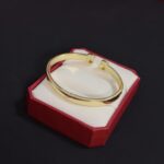 卡地亞 Cartier 鑲鑽豹頭手鐲｜高端定制 V金材質｜男女皆宜經典款