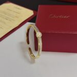 卡地亞 Cartier 鑲鑽豹頭手鐲｜高端定制 V金材質｜經典男女款