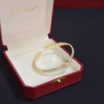 卡地亞 Cartier 鑲鑽豹頭手鐲｜高端定制 V金材質｜經典男女款