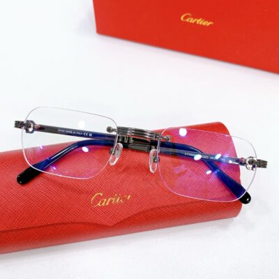 卡地亞 Cartier CT0499S 金色鏡框墨鏡｜原版一比一｜三箭頭裝飾幾何款56-20-145
