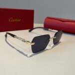 卡地亞 Cartier 無框珍貴太陽眼鏡｜金屬材質＋PC鏡腿｜高端輕奢款