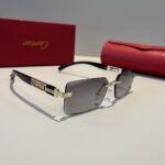 Cartier 卡地亞 珍貴無框太陽眼鏡｜金屬＋PC鏡腿｜超輕電鍍工藝