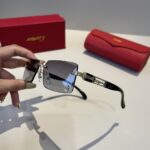 Cartier 卡地亞 珍貴無框太陽眼鏡｜金屬＋PC鏡腿｜超輕電鍍工藝
