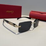 卡地亞 Cartier 珍貴無框太陽眼鏡｜金屬＋PC鏡腿｜高端輕奢款