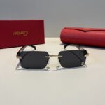 Cartier 卡地亞 珍貴無框太陽眼鏡｜金屬＋PC材質｜超輕奢華電鍍工藝