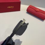 卡地亞 Cartier 珍貴無框太陽眼鏡｜金屬＋PC鏡腿｜高端輕奢款