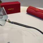 Cartier 卡地亞 珍貴無框太陽眼鏡｜金屬材質＋PC鏡腿｜超輕電鍍工藝
