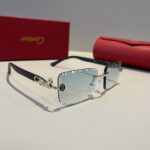 Cartier 卡地亞 珍貴無框太陽眼鏡｜金屬材質＋PC鏡腿｜超輕電鍍工藝