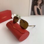 Cartier 卡地亞 新款高端飛行員蛤蟆框墨鏡｜時尚帥氣潮流太陽眼鏡｜戶外駕駛旅遊必備