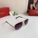 Cartier 卡地亞 新款高端飛行員蛤蟆框墨鏡｜時尚潮流太陽眼鏡｜戶外駕駛旅遊必備