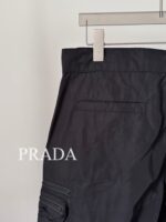 Prada A貨三角標工裝短褲 男士24SS新款輕量機能設計 防風防水日系工裝風