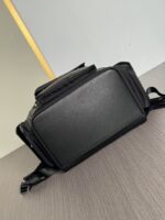 Prada 原單雙肩背包 黑色款 8457-6 高仿等級 義大利小牛皮拼尼龍 超大容量爆款
