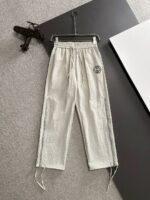 GUCCI 精品仿製2025春夏休閒長褲 薄款定制面料 寬鬆時尚版型
