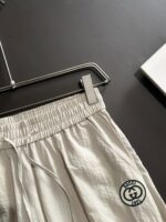 GUCCI 精品仿製2025春夏休閒長褲 薄款定制面料 寬鬆時尚版型