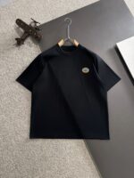 GUCCI 高仿蠟染水洗短袖T恤 黑色寬鬆版 高磅雙紗面料春夏首選