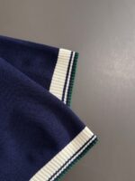 GUCCI 高仿翻領刺繡短袖T恤 男士高克重純棉 立體剪裁顯高級