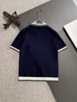 GUCCI 高仿翻領刺繡短袖T恤 男士高克重純棉 立體剪裁顯高級