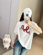 GUCCI 高仿蛇年限定眼睛印花短袖T恤 潮流設計百搭寬鬆款