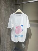 GUCCI 精品仿製向日葵植物印花T恤 春夏新款寬鬆版型 男女同款清新風格