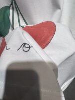 GUCCI A貨植物櫻桃印花T恤春夏新款 清新圖案寬鬆版男女同款穿搭百搭