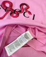 GUCCI 一比一蛇年限定紅鑽印花短袖T恤 醒目立體潮感爆棚設計