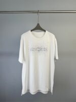 GUCCI 高仿水晶燙鑽字母短袖T恤 早春新款 閃耀奢華寬鬆版型