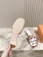 LV一比一春夏新款牛皮涼鞋拖鞋｜性感時尚舒適｜平底/6.5cm