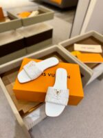 LV 2025新款電繡拖鞋｜小羊皮材質・精品復刻頂級原單