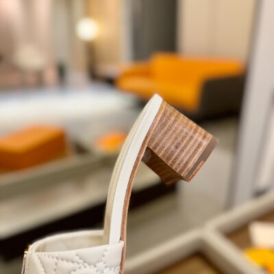 LV 2025年新款高跟拖鞋｜進口羊皮・5.5cm跟高・精品仿製頂級原單