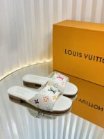 LV 高仿小猫跟鞋｜原單開模定制・老花單寧經典・夏日必備性感優雅