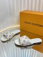 LV 高仿小猫跟鞋｜原單開模定制・老花單寧經典・夏日必備性感優雅