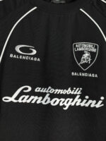 Balenciaga 巴黎世家 × Lamborghini 藍寶堅尼聯名T恤｜拼接印花刺繡款｜精品仿製限量男女同款