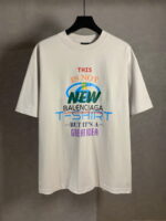 Balenciaga 巴黎世家 × 布蘭妮聯名T恤｜OS版型男女同款｜定染純棉印花上衣｜精品仿製原單