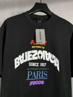 Balenciaga 巴黎世家1917刺繡字母T恤｜男女同款寬鬆版｜精品仿製純棉短袖上衣