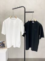 迪奧原單男士休閒短袖高端定制柔軟親膚時尚百搭2025爆款