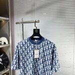 迪奧高仿SS25春夏短袖頂級圖案Logo帥氣時尚簡約百搭潮流款