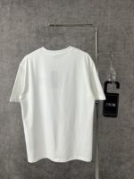 迪奧復刻版2025蛇年限定刺繡字母短袖T恤男女寬鬆白色款