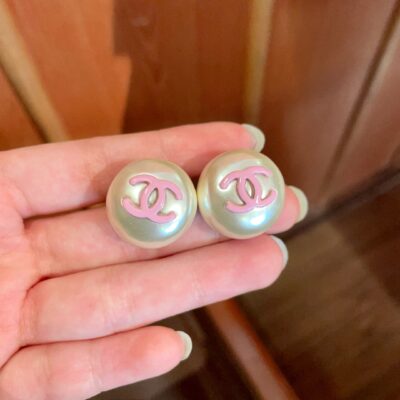 Chanel香奈兒原單中古耳釘 經典百搭設計 精緻優雅更顯氣質