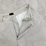 巴黎世家精品仿製淺灰做舊褪色牛仔短褲三重水洗粗獷質感2025新品