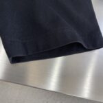 LOEWE 罗意威 2025春夏 黑色情侣短袖T恤 标志Logo刺绣 高级简约风